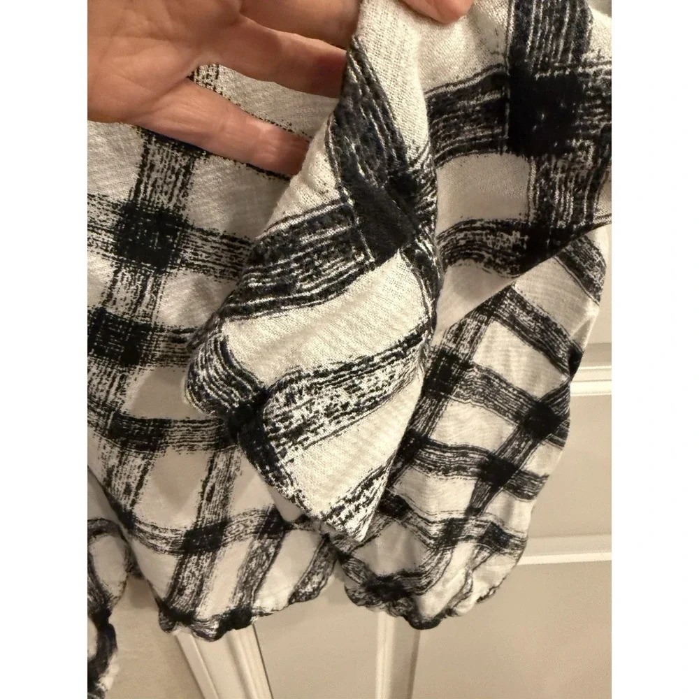 NIC+ZOE 297543 Women's‎ Checkered Top, Multi, X-Large - Picture 3 of 4